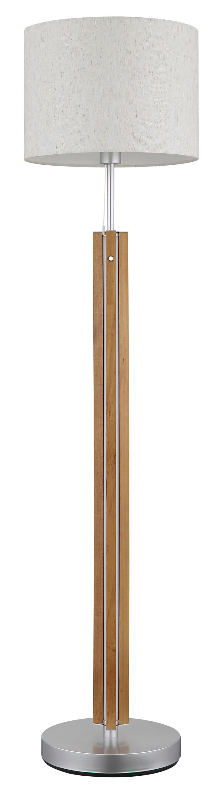 LED-STEHLEUCHTE 35/145 cm    - Dunkelbraun/Opal, Natur, Holz/Kunststoff (35/145cm)