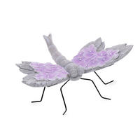 DEKOLIBELLE - Lila/Grau, LIFESTYLE, Kunststoff (20,5/19/10,5cm)