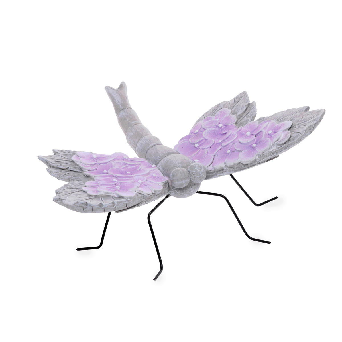 DEKOLIBELLE - Lila/Grau, LIFESTYLE, Kunststoff (20,5/19/10,5cm)