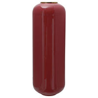 BODENVASE 69 cm  - Koralle/Goldfarben, Trend, Metall (24/69cm) - Kayoom