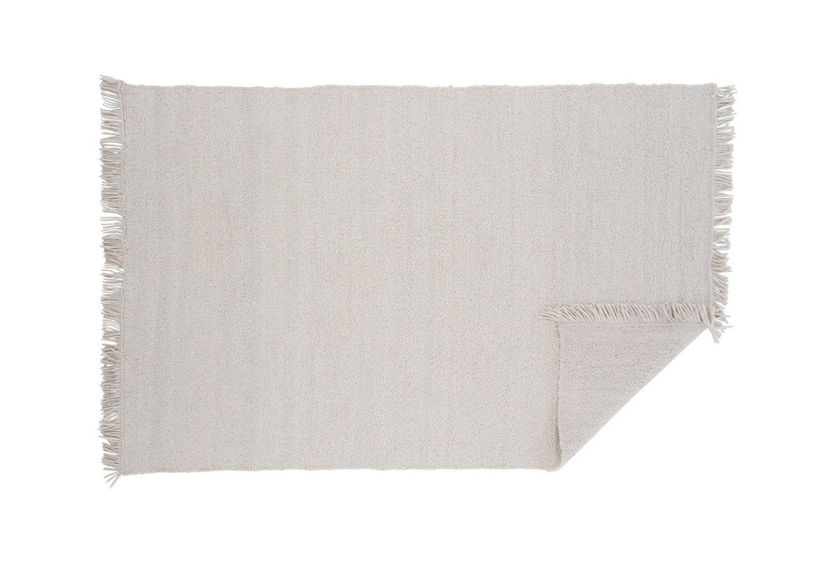 HOCHFLORTEPPICH 160/230 cm Weiß  - Weiß, LIFESTYLE, Textil (160/230cm) - P & B