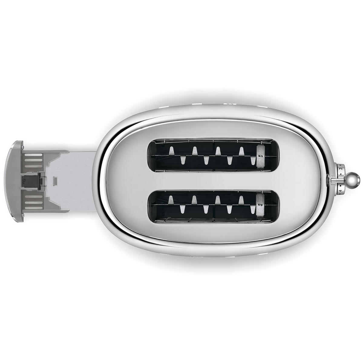 TOASTER  - Chromfarben, Basics, Metall (32,5/20/19,5cm) - SMEG