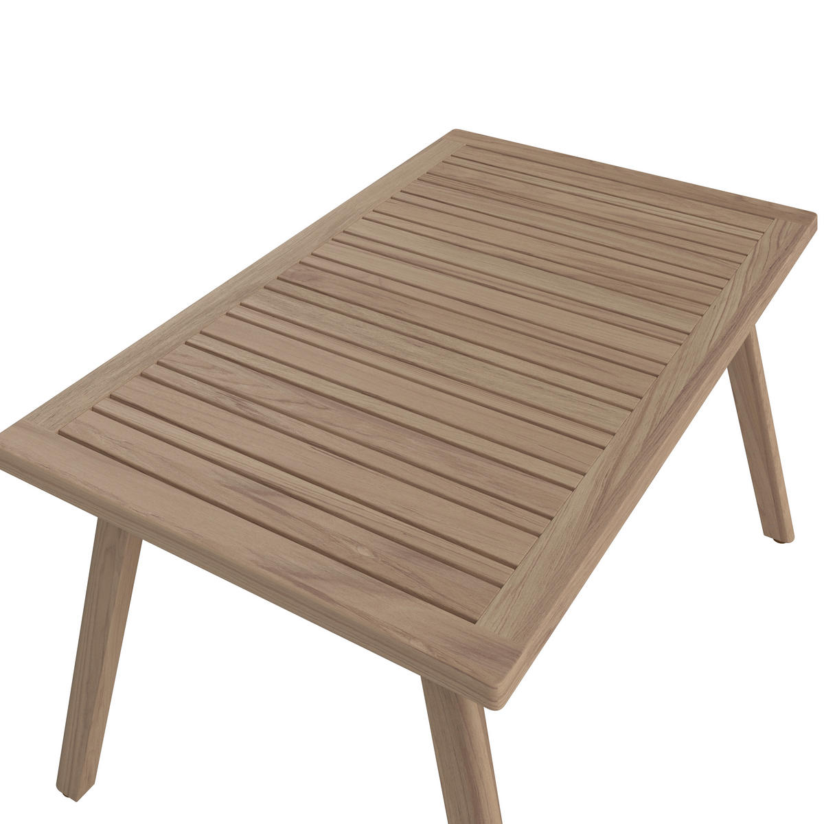 GARTENSET  - Beige/Teakfarben, MODERN, Holz/Textil (130/72/90/75/75/38/71/71/55cm) - Ambia Garden