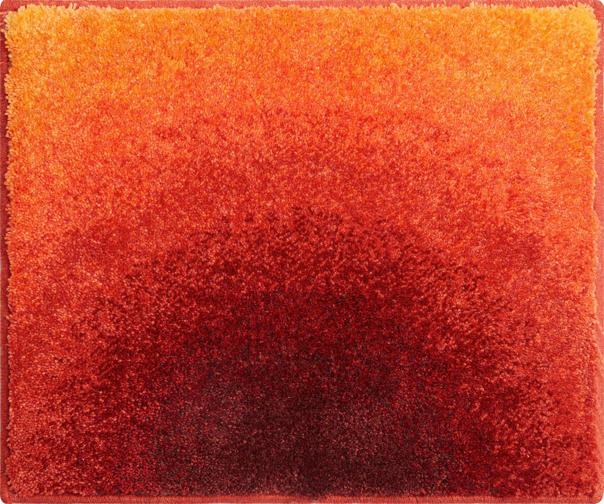 BIDET-VORLEGER Sunshine Orange 50/60 cm  - Orange, Basics, Kunststoff/Textil (50/60cm) - Grund