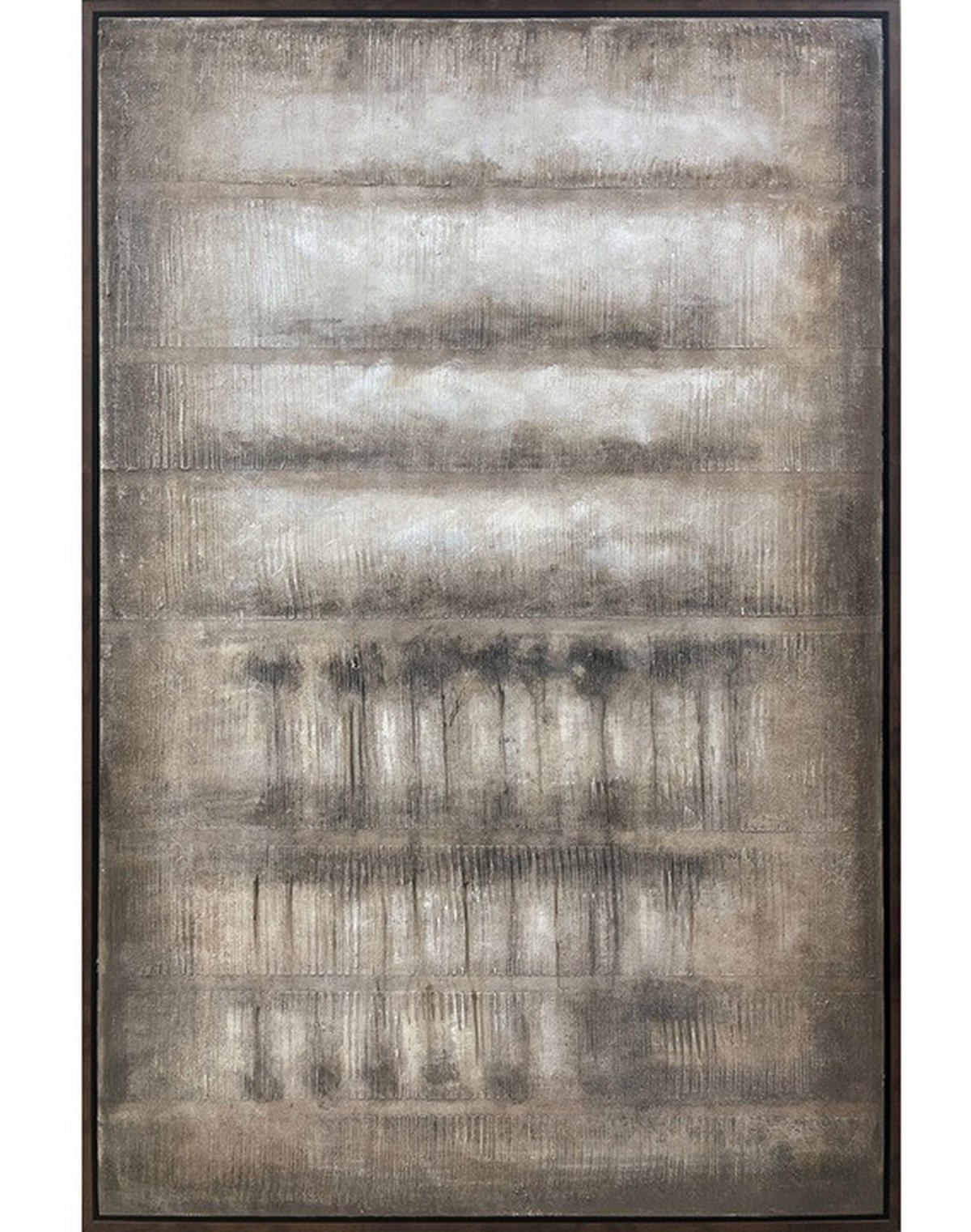 TAVLA 80/120 cm  - gråbrun, Design, trämaterial/textil (80/120cm) - Best Price