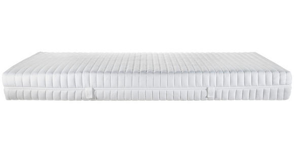 KALTSCHAUMMATRATZE 90/190 cm Höhe ca. 20 cm  - Weiß, Basics, Textil (90/190cm) - Sleeptex