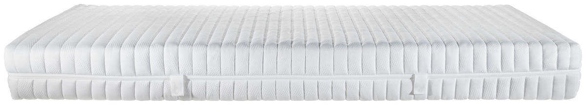 KALTSCHAUMMATRATZE 180/200 cm Höhe ca. 20 cm  - Weiß, Basics, Textil (180/200cm) - Sleeptex