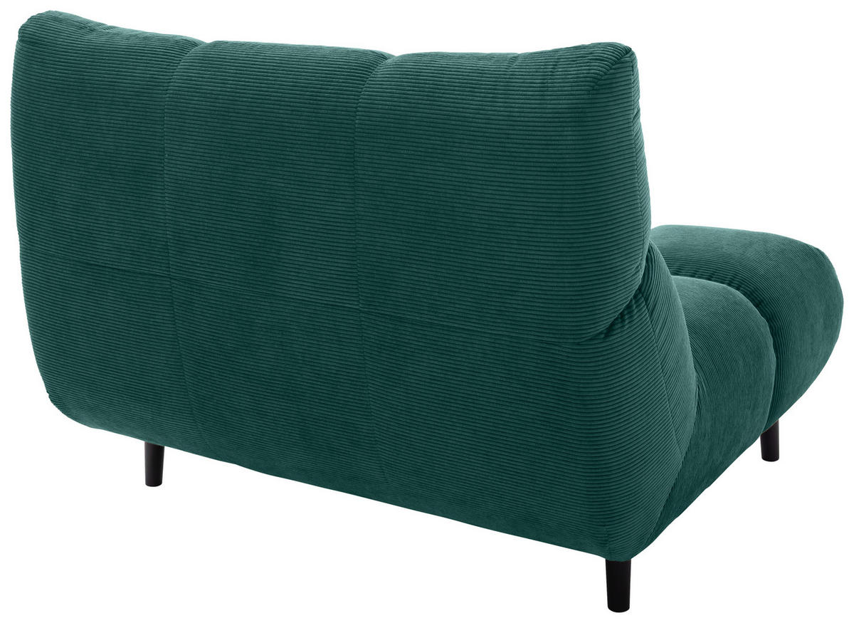 SESSEL in Feincord Grün  - Schwarz/Grün, Design, Holz/Textil (112/85/108cm) - Pure Home Lifestyle