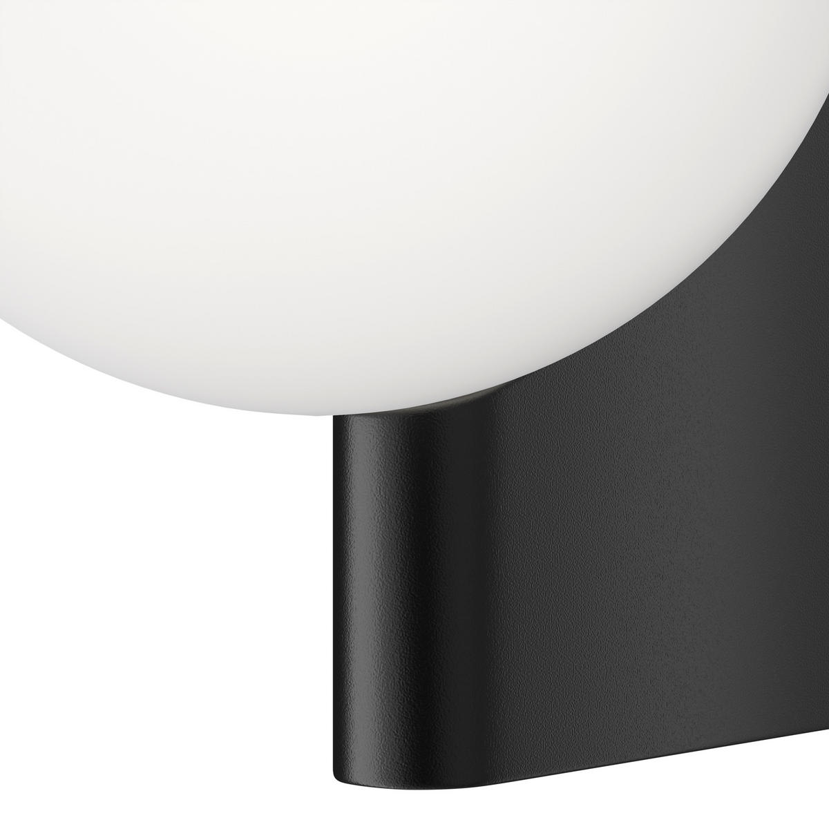 WANDLEUCHTE - Weiss/Schwarz, Trend, Glas/Metall (18/30/21,5cm) - MAYTONI