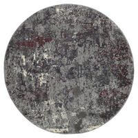 VINTAGE-TEPPICH 120 cm Timeline Quantum  - Dunkelgrau/Aubergine, Design, Textil (120cm) - Novel