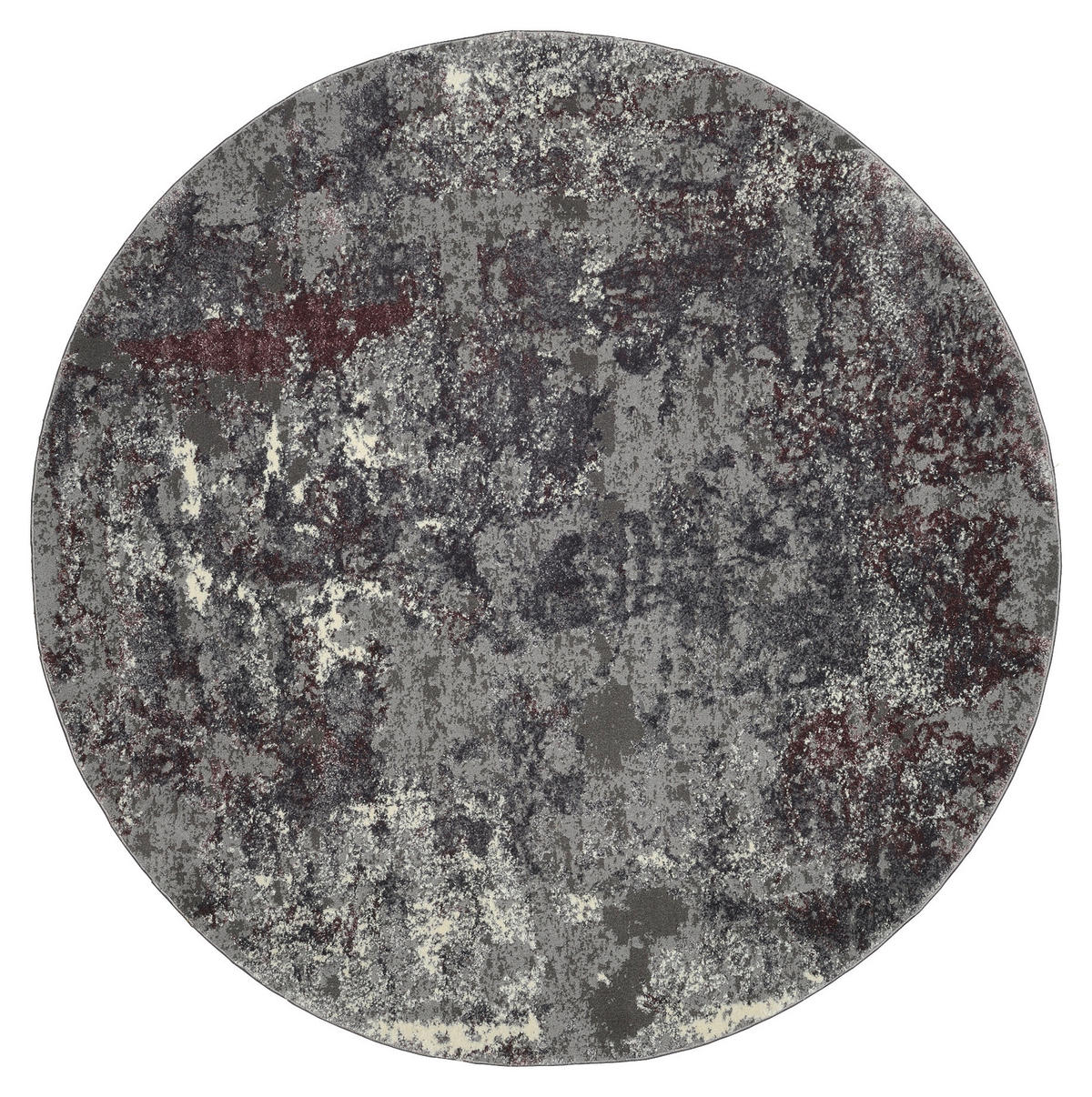 VINTAGE-TEPPICH 120 cm Timeline Quantum  - Dunkelgrau/Aubergine, Design, Textil (120cm) - Novel