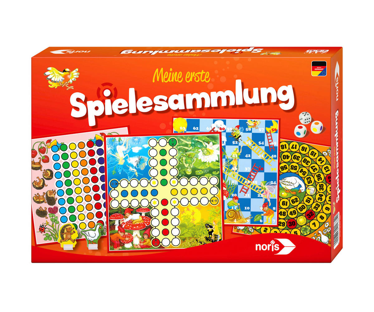 LERNSPIEL Noris Meine erste Spielesammlung  - Multicolor, Basics, Karton (5,3/34,2/23,5cm) - Simba