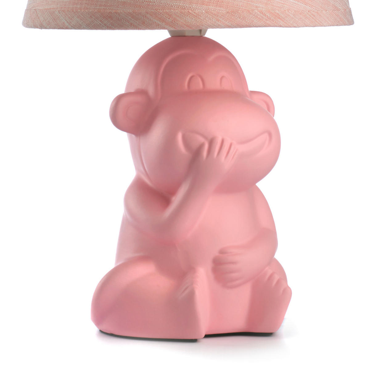 KINDERTISCHLEUCHTE  - Pink, Trend, Keramik/Textil (17/28cm)