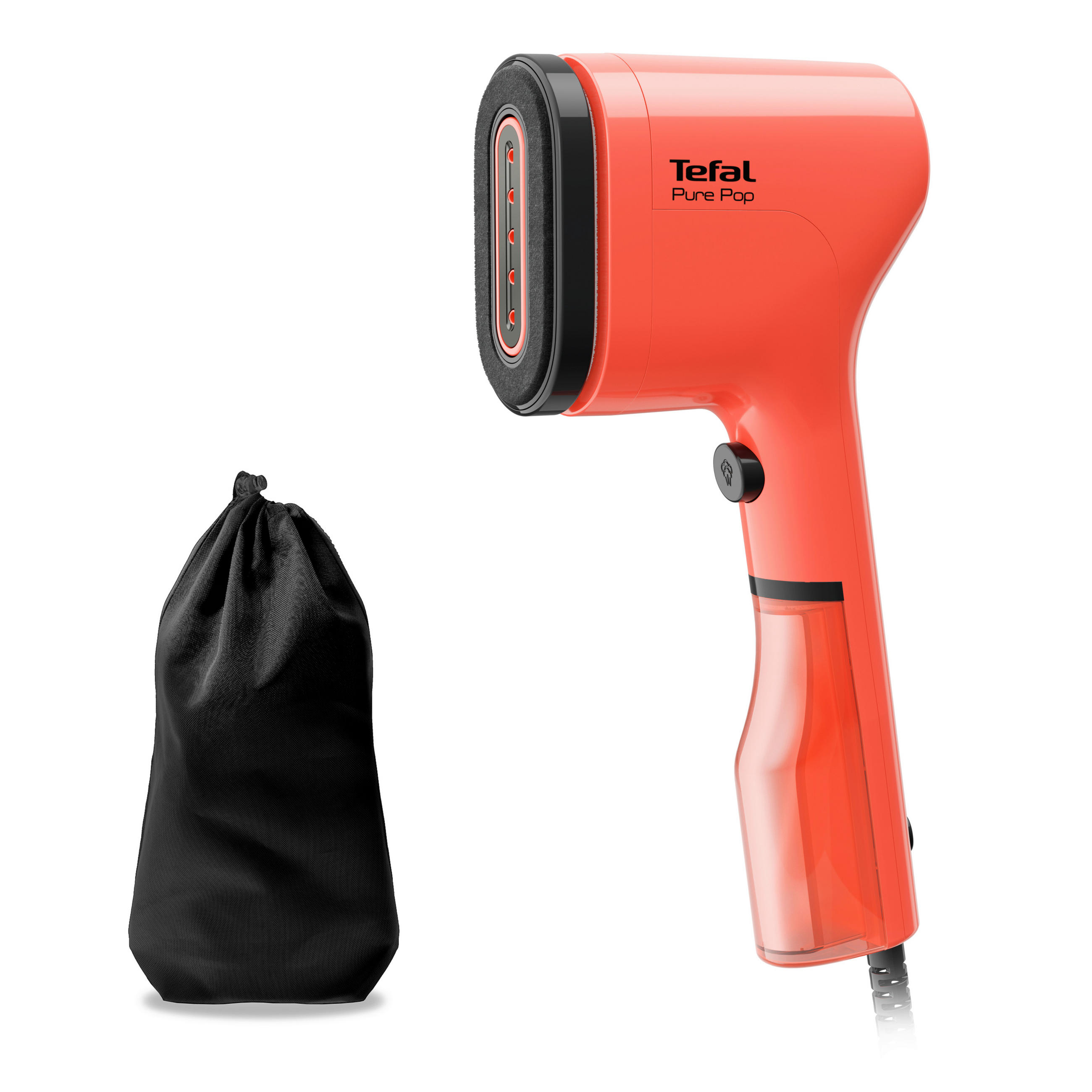 DAMPFBÜRSTE PURE POP  - Rot, Basics, Kunststoff (33,8/7,8/15,9cm) - Tefal