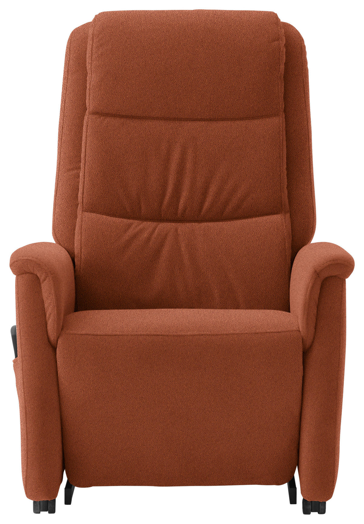 FERNSEHSESSEL in Mikrofaser Rostfarben  - Rostfarben/Schwarz, KONVENTIONELL, Kunststoff/Textil (70/107/88cm) - Valdera