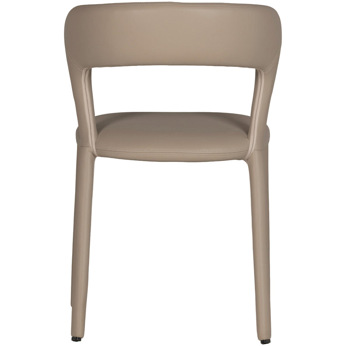 STUHL-SET 2 Stück  in Lederlook  - Sandfarben/Hellbraun, MODERN, Kunststoff/Textil (51cm) - Livetastic