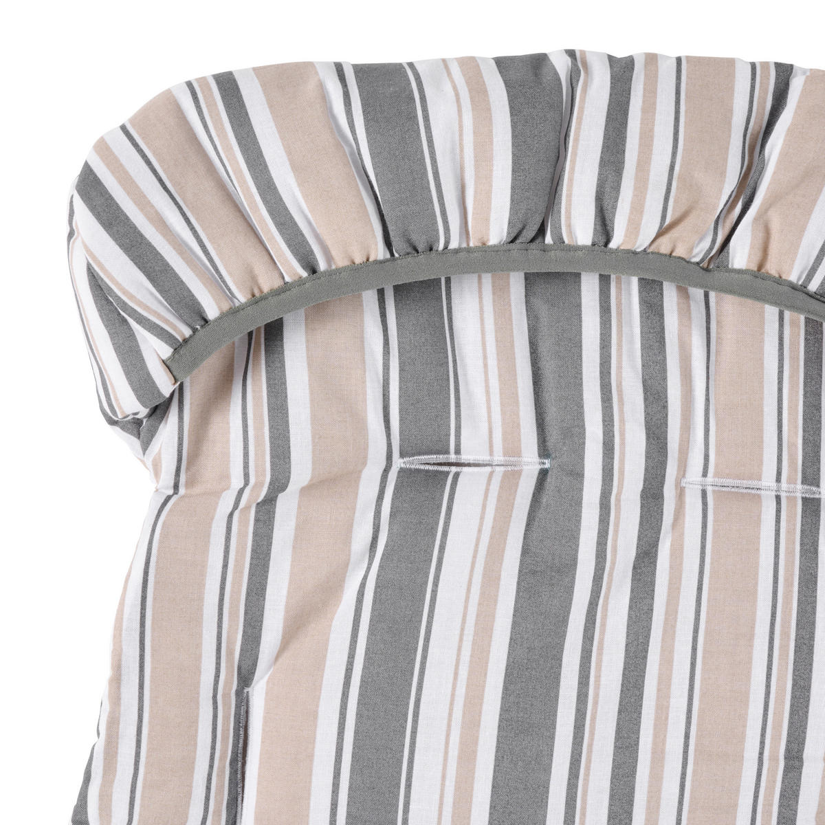 HOCHSTUHLEINLAGE BRUNCH  - Grau, Basics, Textil (42/52cm) - Jimmylee