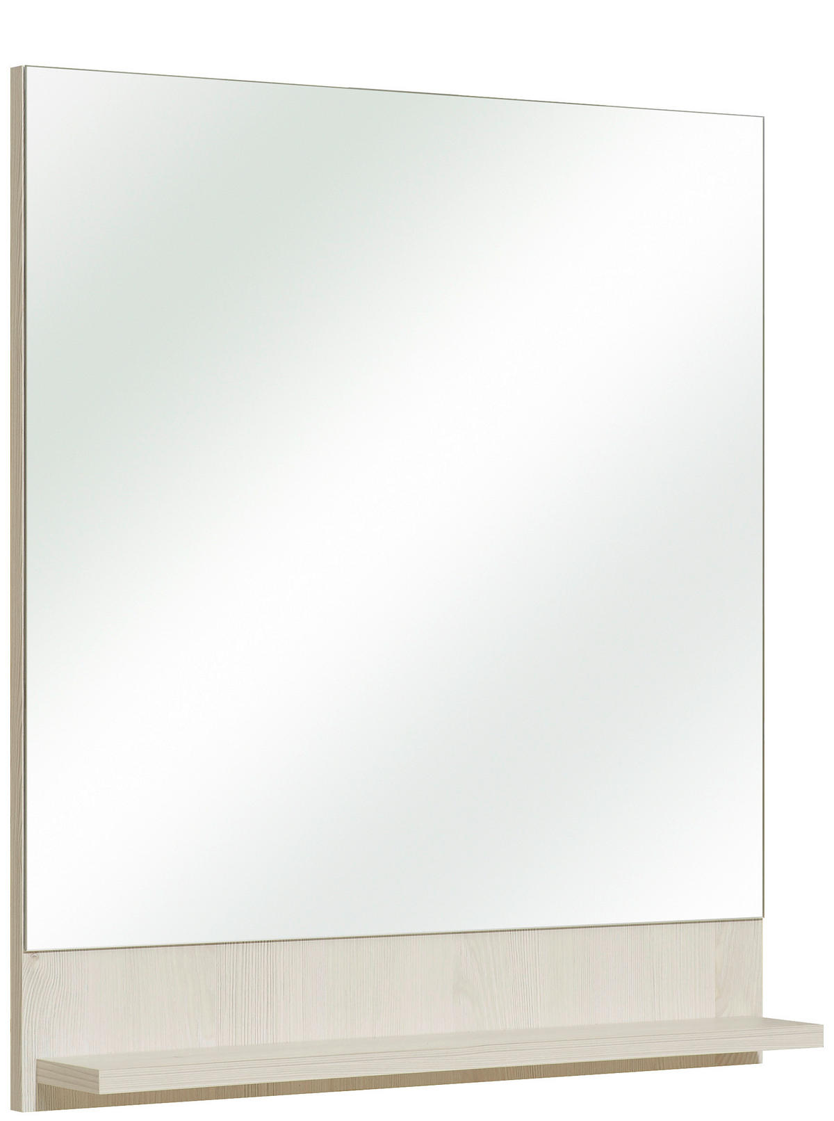 BADEZIMMERSPIEGEL 60/68/10 cm  - Pinienfarben, KONVENTIONELL, Glas/Holzwerkstoff (60/68/10cm) - Carryhome