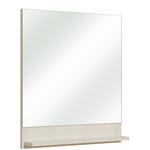 BADEZIMMERSPIEGEL 60/68/10 cm  - Pinienfarben, KONVENTIONELL, Glas/Holzwerkstoff (60/68/10cm) - Carryhome