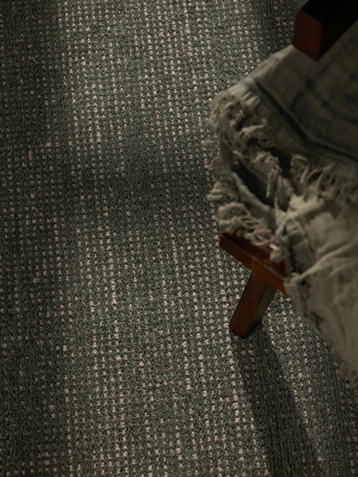 WOLLTEPPICH 200 cm Greenwich Dunkelgrün rund  - Dunkelgrün, Basics, Textil (200cm) - Ted Baker