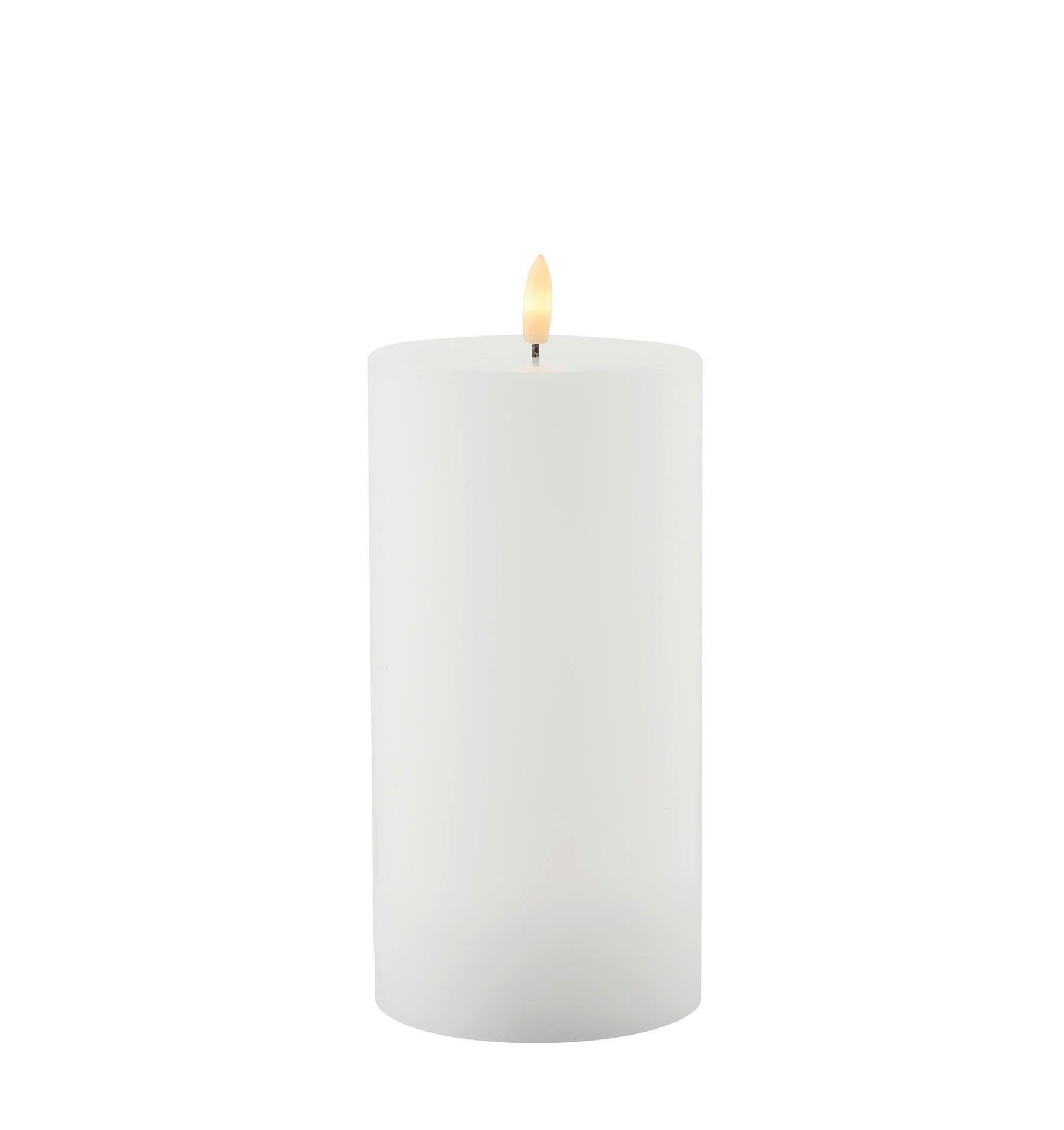 LED-KERZE - Weiß, Basics, Naturmaterialien (10/20cm)