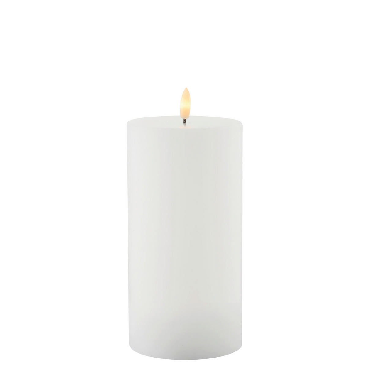 LED-KERZE  - Weiß, Basics, Naturmaterialien (10/20cm)