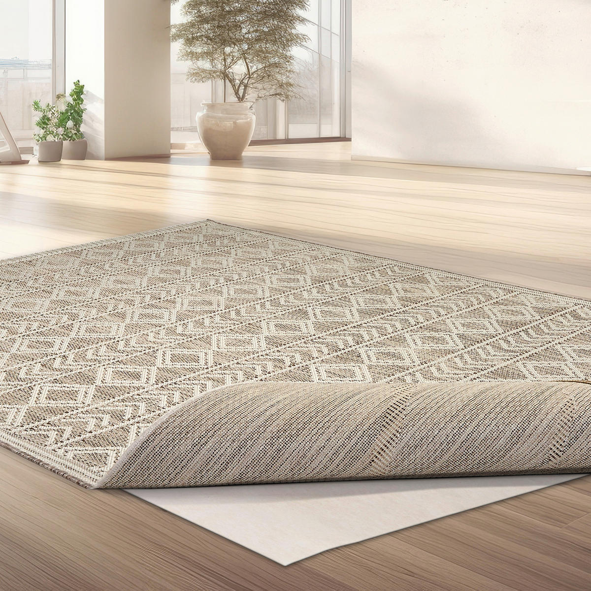 WEBTEPPICH 120/170 cm Sydney Beige rechteckig  - Beige, Basics, Kunststoff (120/170cm) - Novel