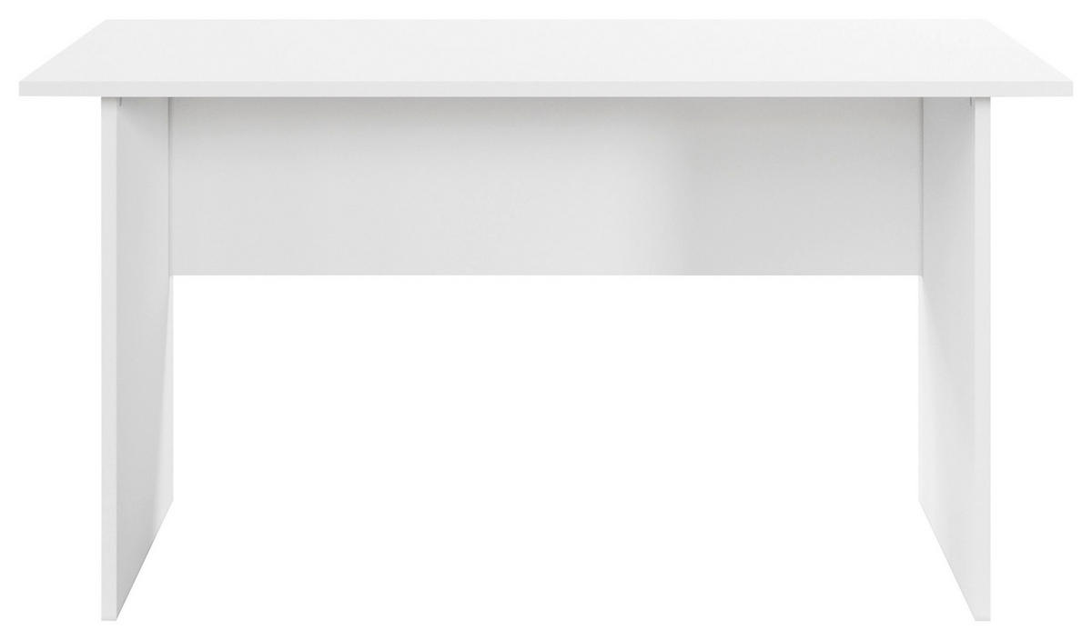 MLADINSKA PISALNA MIZA leseni material bela  - bela, Trend, leseni material (140/75/66cm) - Xora