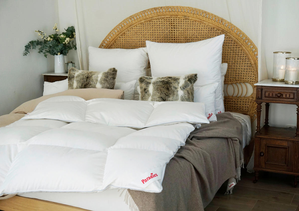 WINTERDECKE  GIULIA  135/200 cm   - Weiß, Textil (135/200cm) - Paradies