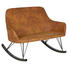 SOFA in Braun Textil - Braun, Design, Holz/Textil (126/89/98cm) - Ambia Home
