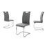 SCHWINGSTUHL Lederlook Grau - Chromfarben/Grau, Design, Textil/Metall (43/100/57cm) - Carryhome