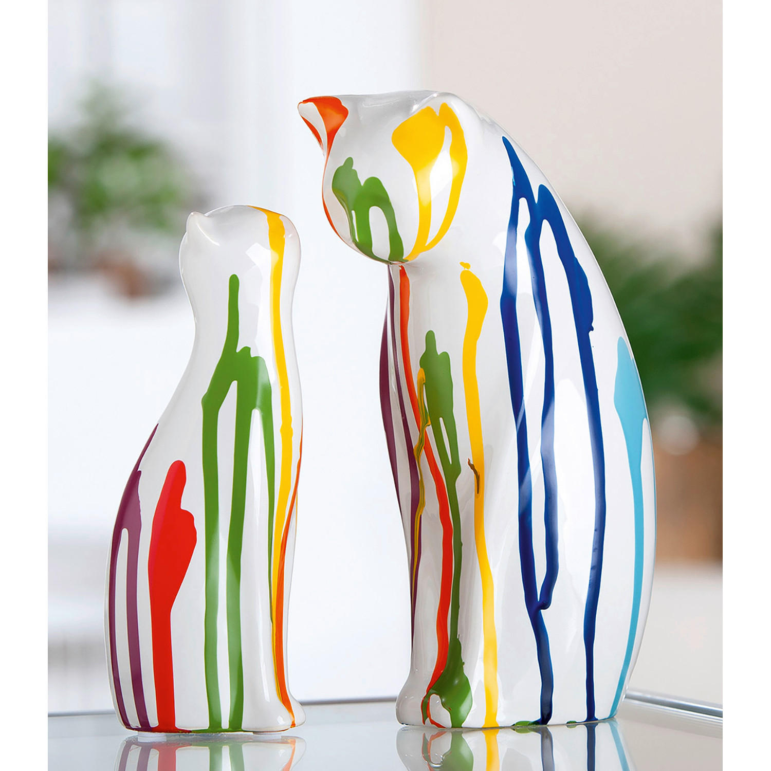 SKULPTUR - Multicolor, Basics, Keramik (14/22cm)