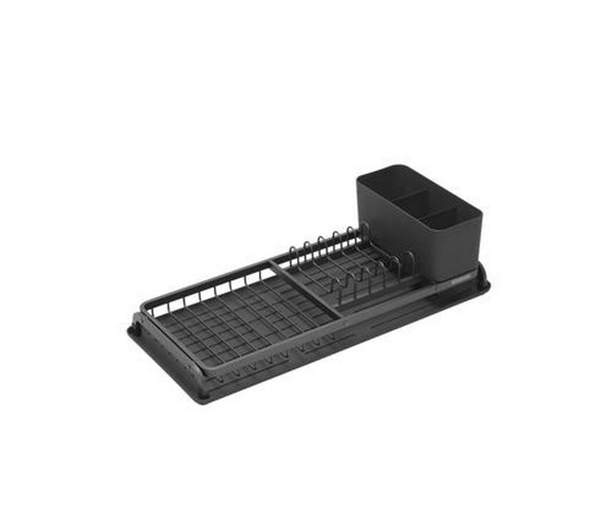 GESCHIRRABTROPFTASSE  - Dunkelgrau, Design, Kunststoff/Metall (20/12,6/46,3cm) - Brabantia