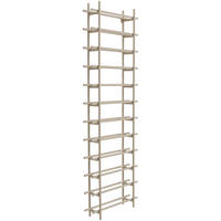 WEINREGAL  - Greige, KONVENTIONELL, Metall (45/136/11cm) - Kare-Design