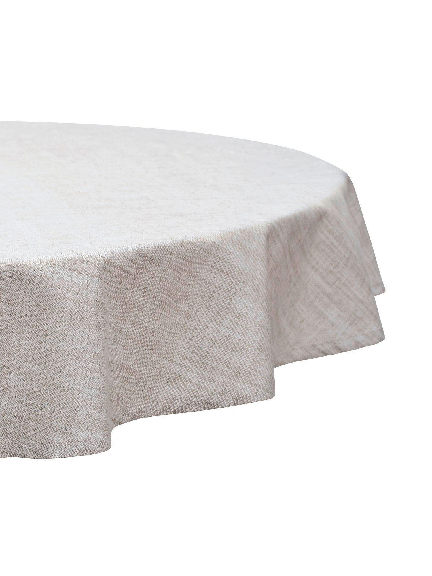 TISCHDECKE Sabina Textil Flachgewebe Beige 200/200 cm - Beige, Basics, Textil (200/200cm)