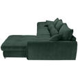 Freisteller von Carryhome ECKSOFA Dunkelgrün Cord.