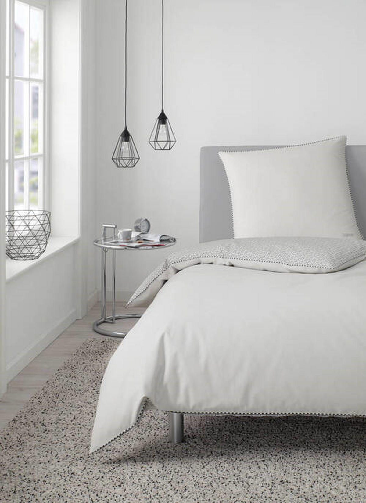WENDEBETTWÄSCHE E-Luca Renforcé 140/200 cm  - Hellgrau/Grau, KONVENTIONELL, Textil (140/200cm) - Esprit
