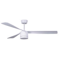 DECKENVENTILATOR   142 cm   - Weiss, Trend, Kunststoff/Metall (142cm) - P & B