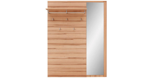 GARDEROBE 4-teilig in 200/201/40 cm - Buchefarben, Natur, Glas/Holzwerkstoff (200/201/40cm) - Linea Natura