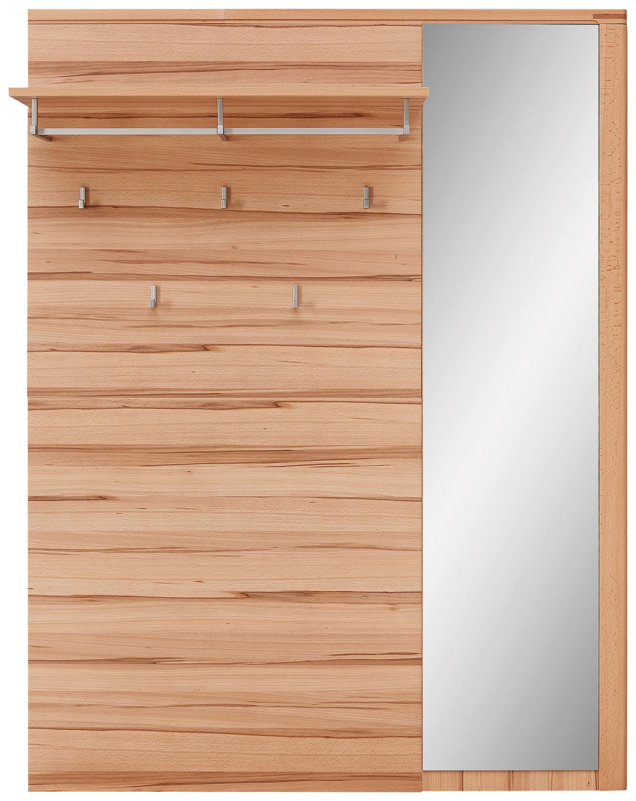 GARDEROBENPANEEL  in 120/157/29 cm  - Buchefarben, Natur, Glas/Holz (120/157/29cm) - Linea Natura