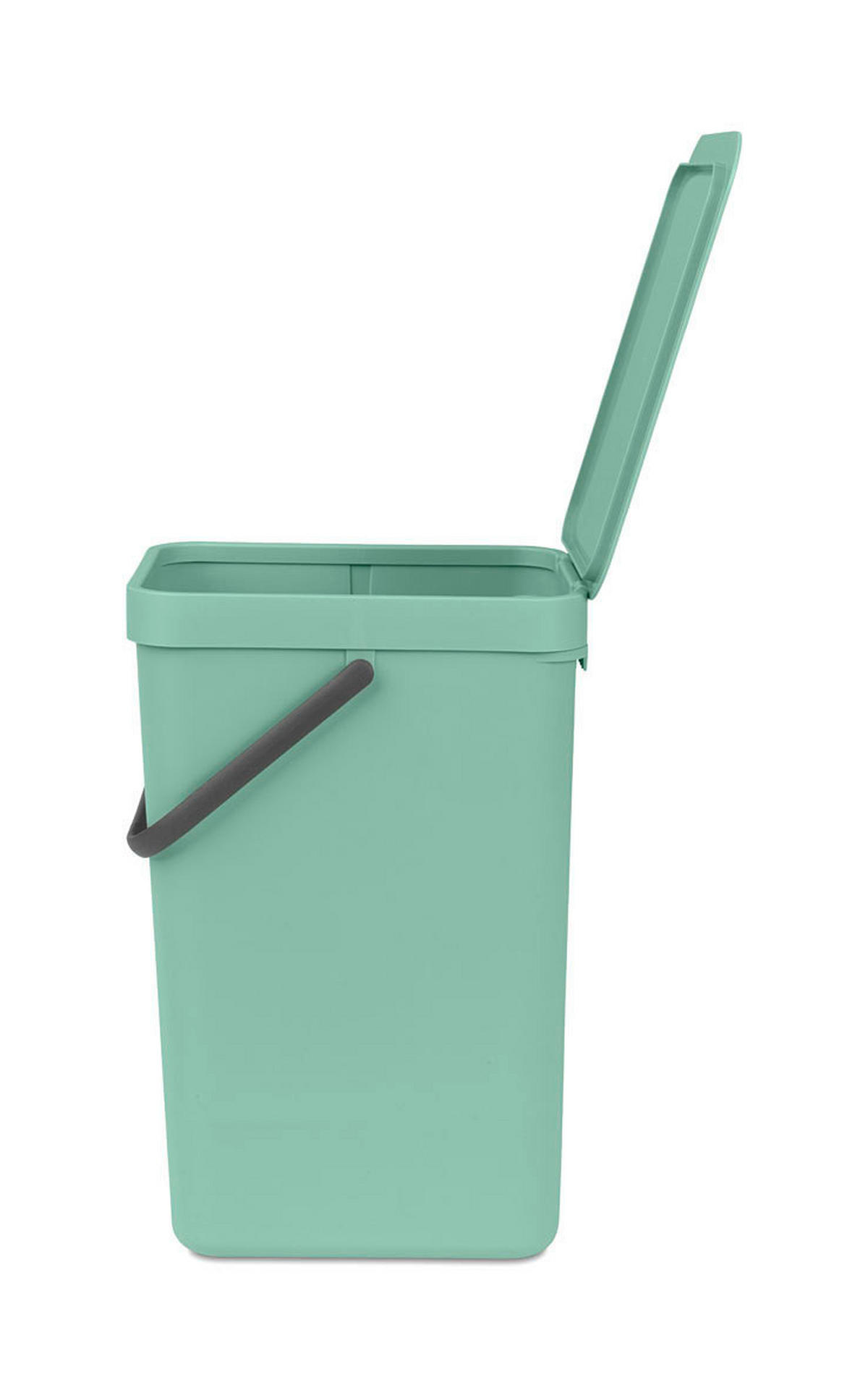 ABFALLEIMER SORT & GO 16 L  - Jadegrün, Basics, Kunststoff (22/40.1/27.9cm) - Brabantia