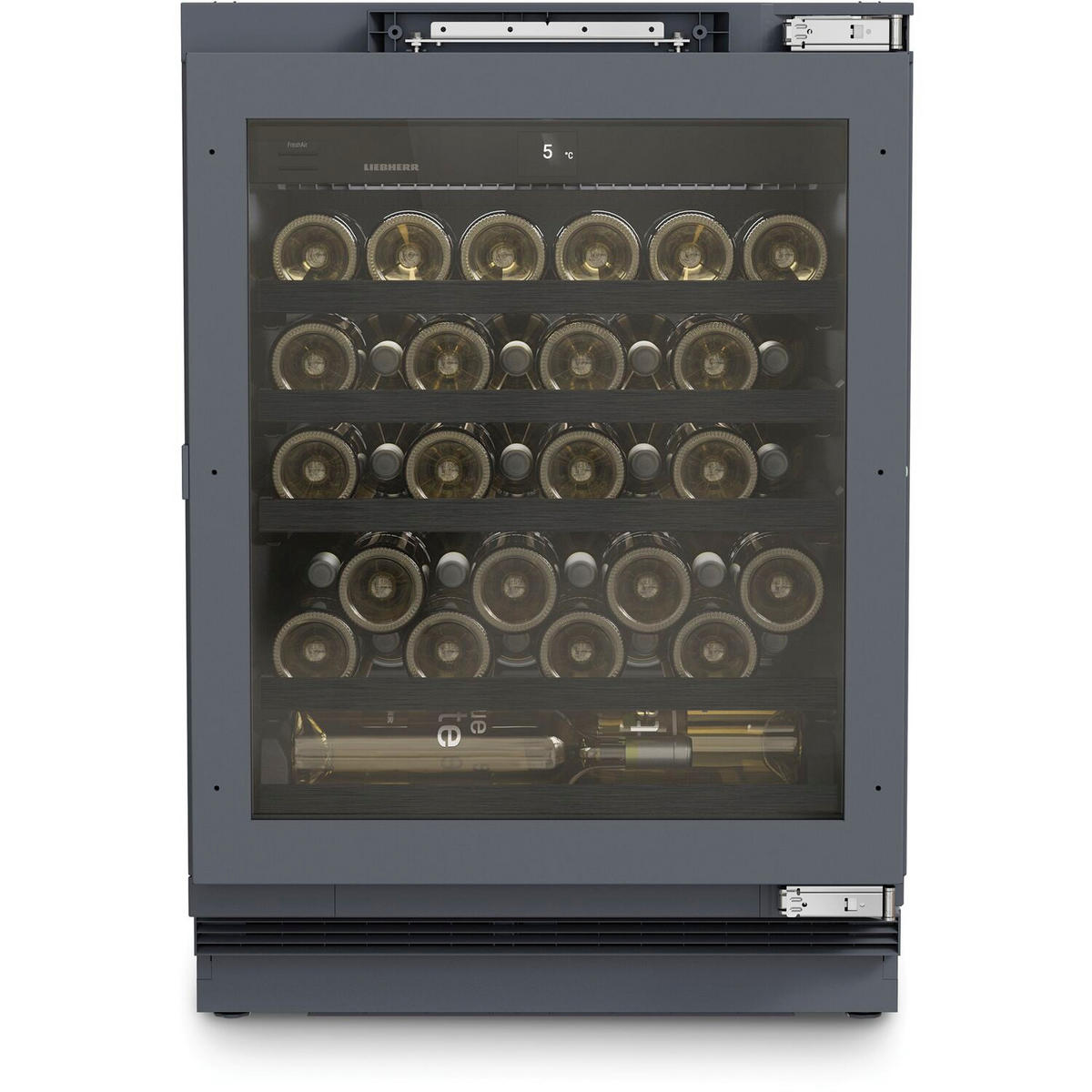 WEINKÜHLSCHRANK UWPRI 3661  - Schwarz, Basics, Glas/Metall (59,7/81,9/56,4cm) - Liebherr