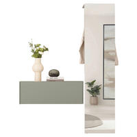 GARDEROBE 2-teilig  in 150/200/30 cm  - Eichefarben/Salbeigrün, Design, Holzwerkstoff (150/200/30cm) - Modante
