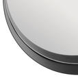 WANDSPIEGEL Schwarz  - Schwarz, Trend, Glas/Metall (50/50/10cm) - Landscape