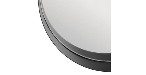 WANDSPIEGEL Schwarz  - Schwarz, Trend, Glas/Metall (50/50/10cm) - Landscape