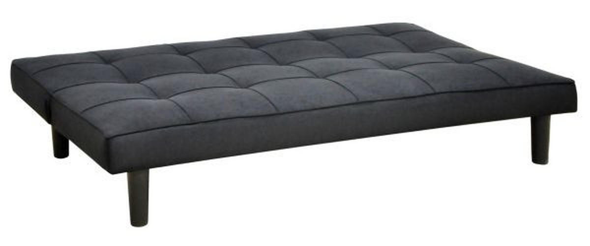 3-SED,  črna tekstil  - črna, Basics, umetna masa/tekstil (180/75/90/110cm) - Boxxx