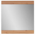 WANDSPIEGEL 76/76/2 cm    - Buchefarben, KONVENTIONELL, Glas/Holzwerkstoff (76/76/2cm) - Voleo