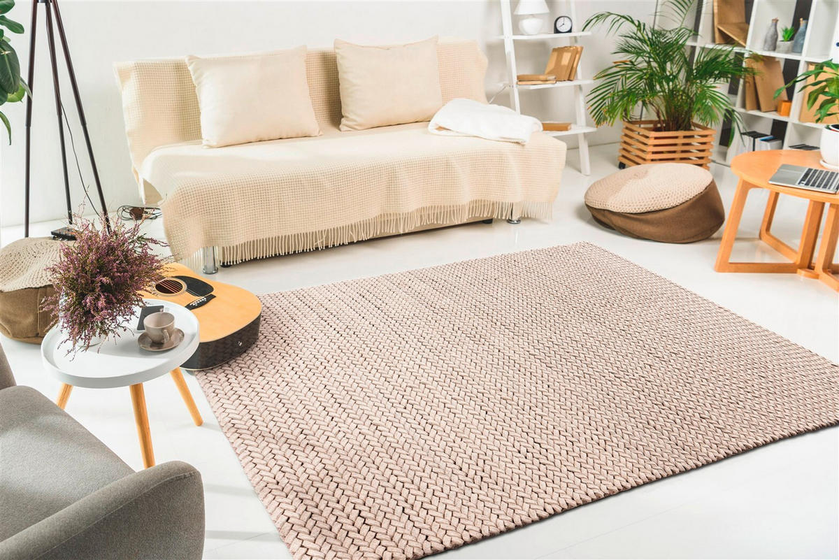 FLACHWEBETEPPICH 160/230 cm Robbie 125 Creme Creme  - Creme, KONVENTIONELL, Textil (160/230cm)