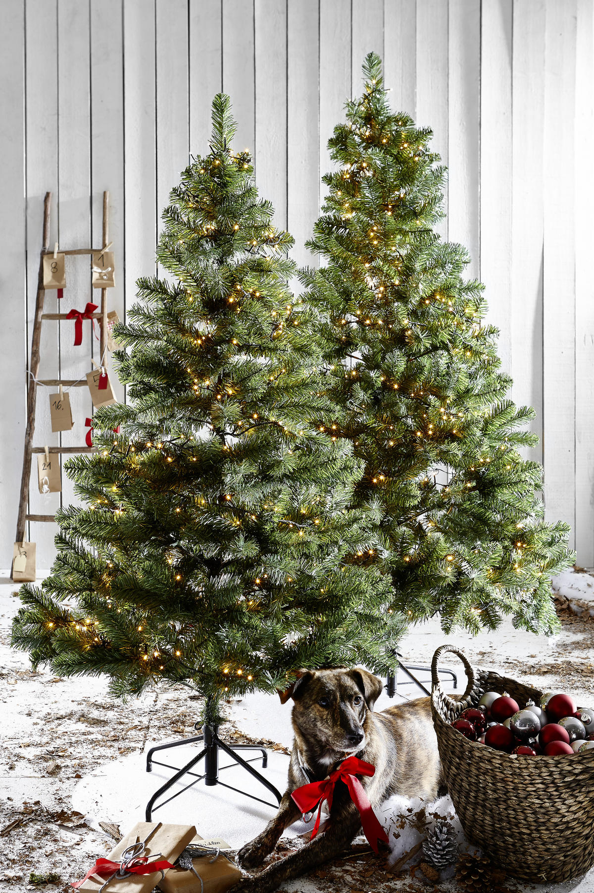 WEIHNACHTSBAUM 150 cm  - Grün, Basics, Kunststoff/Metall (150cm) - X-Mas