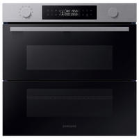BACKOFEN NV7B4545VAS/U3  - Silberfarben, Design, Glas/Keramik (59,5/59,6/57,1cm) - Samsung